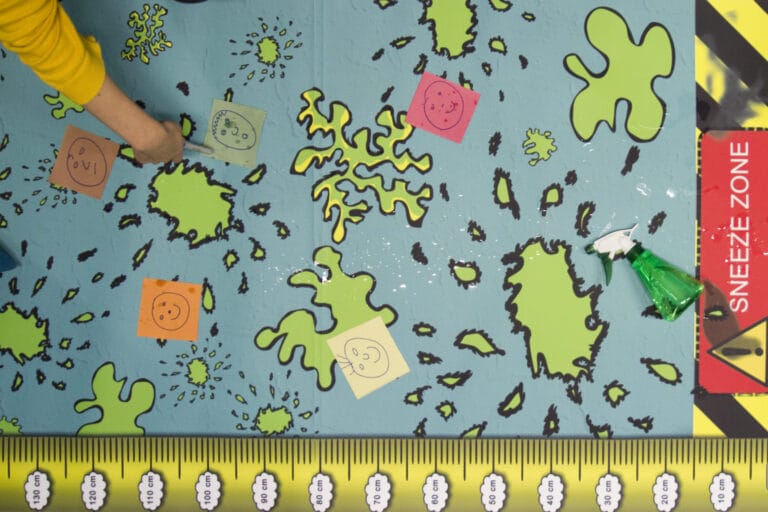 Image of Sneeze Zone activity mat.